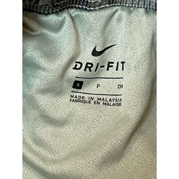NEW! Women's Nike Running/performance Shorts. Dri-Fit. Sz. Small. Greenish/Grey - Picture 5 of 5
